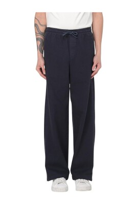 pantalon-bleu-a-cordon-coupe-moderne