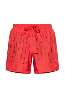 Badshorts med logotyp