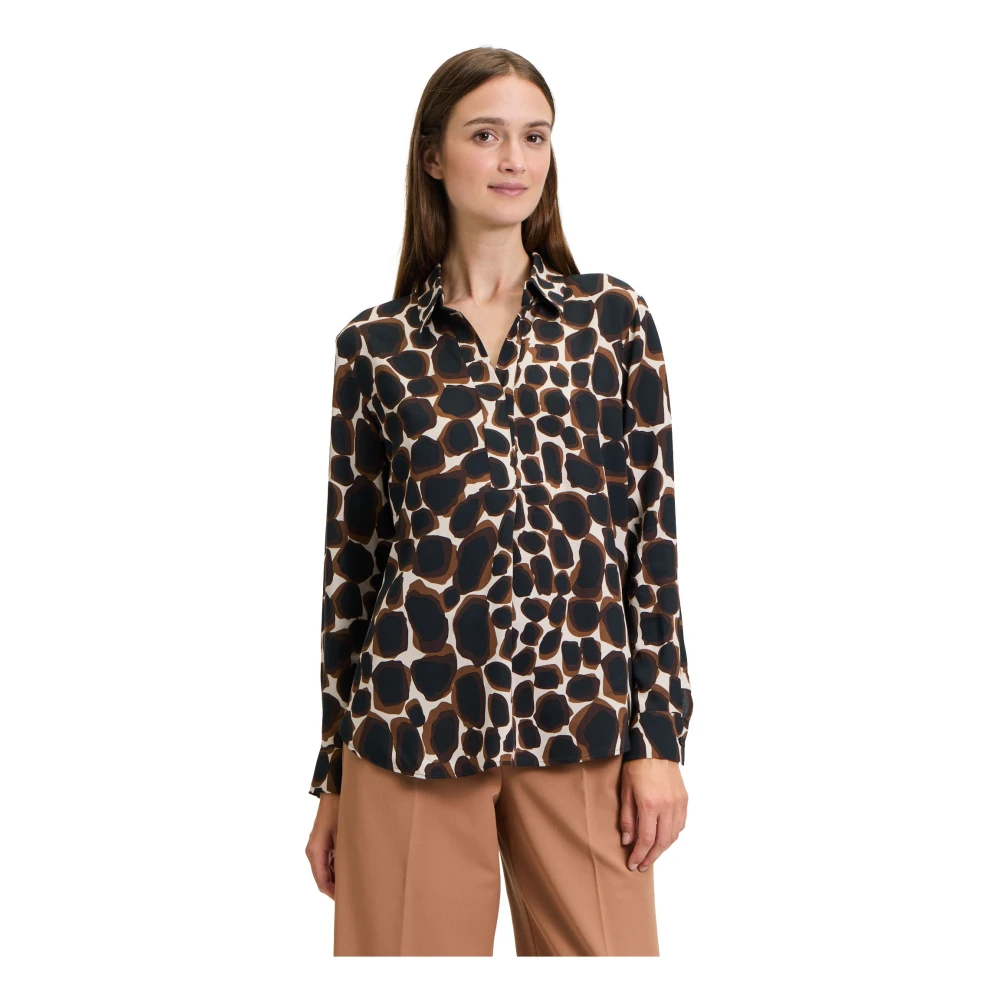 Betty Barclay Lange Mouw Blouse Brown Dames