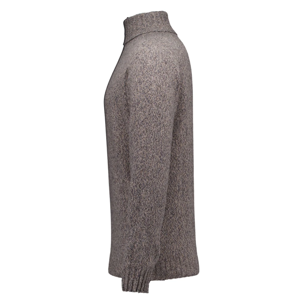 Gentiluomo Roll Neck Sweater Grijs Gray Heren