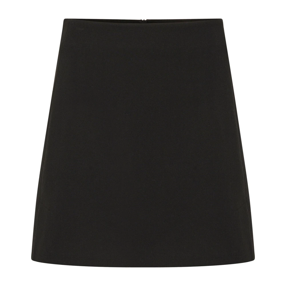 InWear Zwarte A-lijn Rok Kailiw Stijl Black Dames