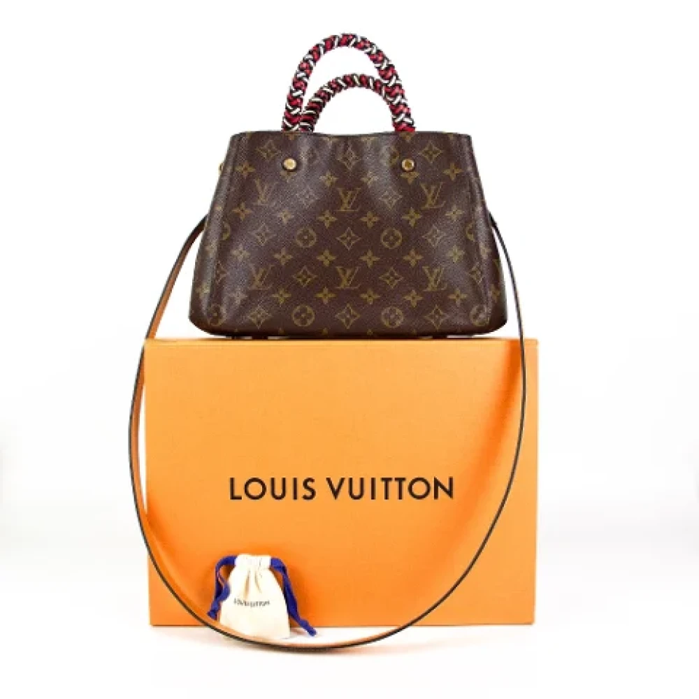 Louis Vuitton Vintage Pre-owned Canvas louis-vuitton-bags Brown Dames