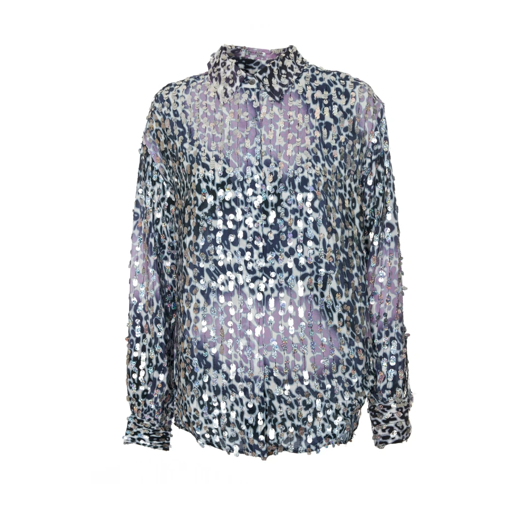 Essentiel Antwerp Pailletten All-Over Blouse Multicolor Dames