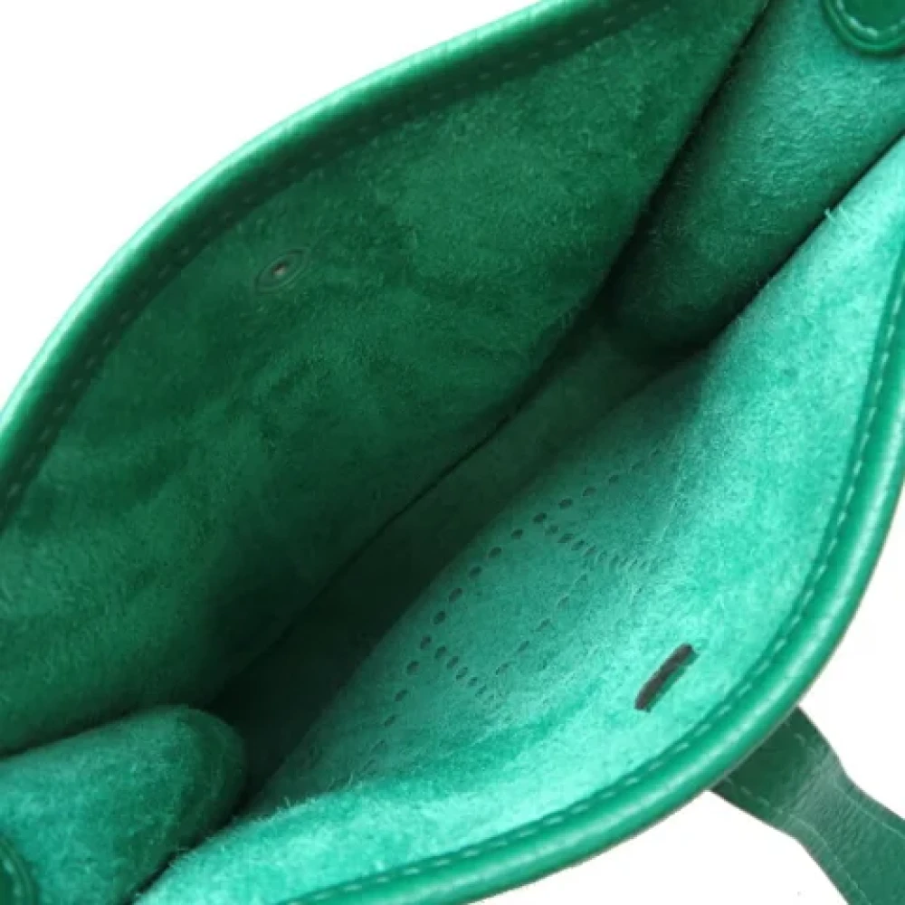 Hermès Vintage Pre-owned Leather shoulder-bags Green Dames