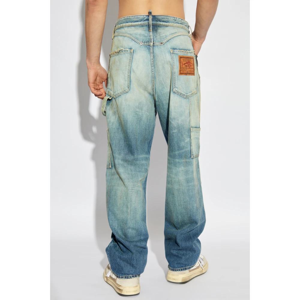 Dsquared2 Jeans Loose Blue Heren