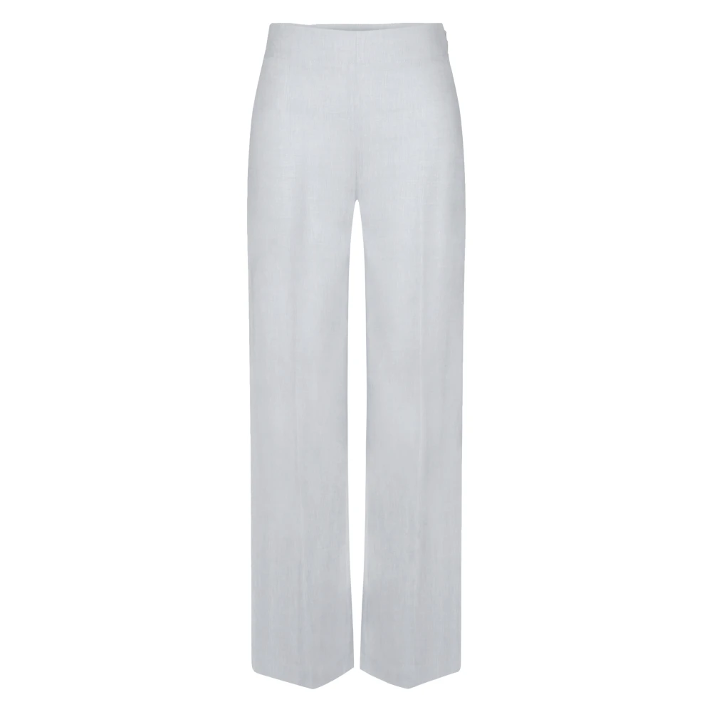 Drykorn Women's Gray Wide Trousers, W27 L34, Marlenehose Stretch Wide Trousers