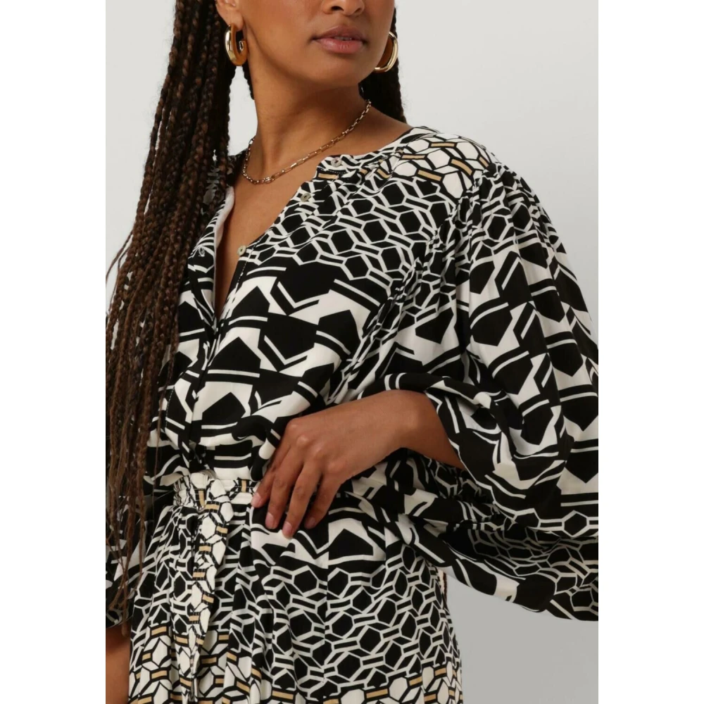 Nukus Grafische Amelia Jurk Stijlvolle Keuze Multicolor Dames