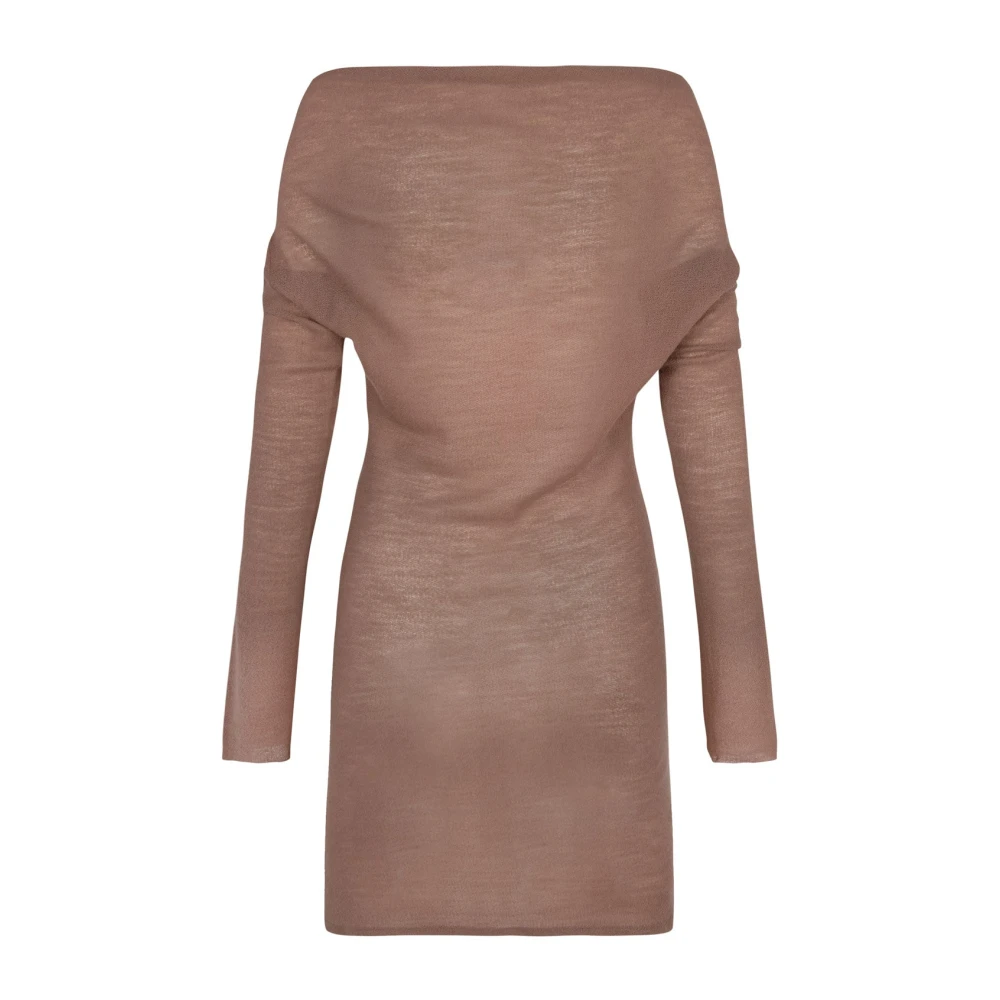 Cortana Jenny top in maagdelijke wol dune Beige Dames