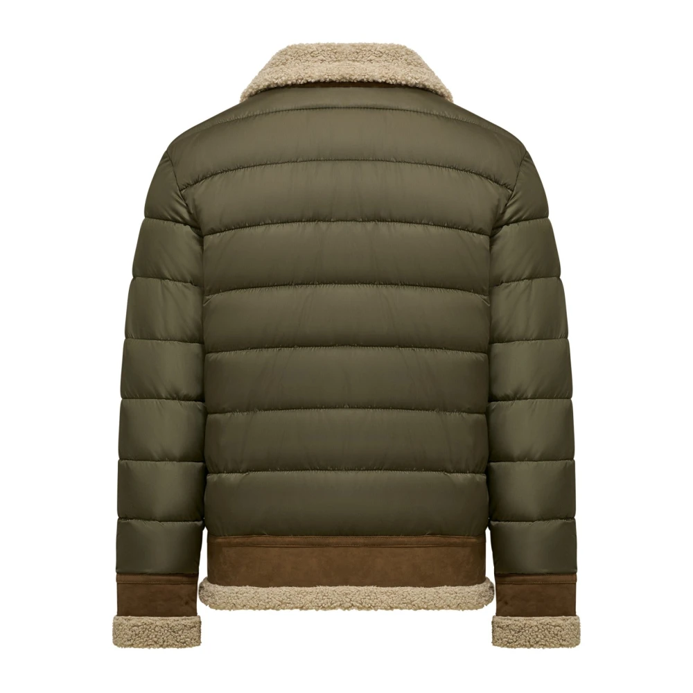 BomBoogie Eco-Fur Suède Leren Jas Brown Heren