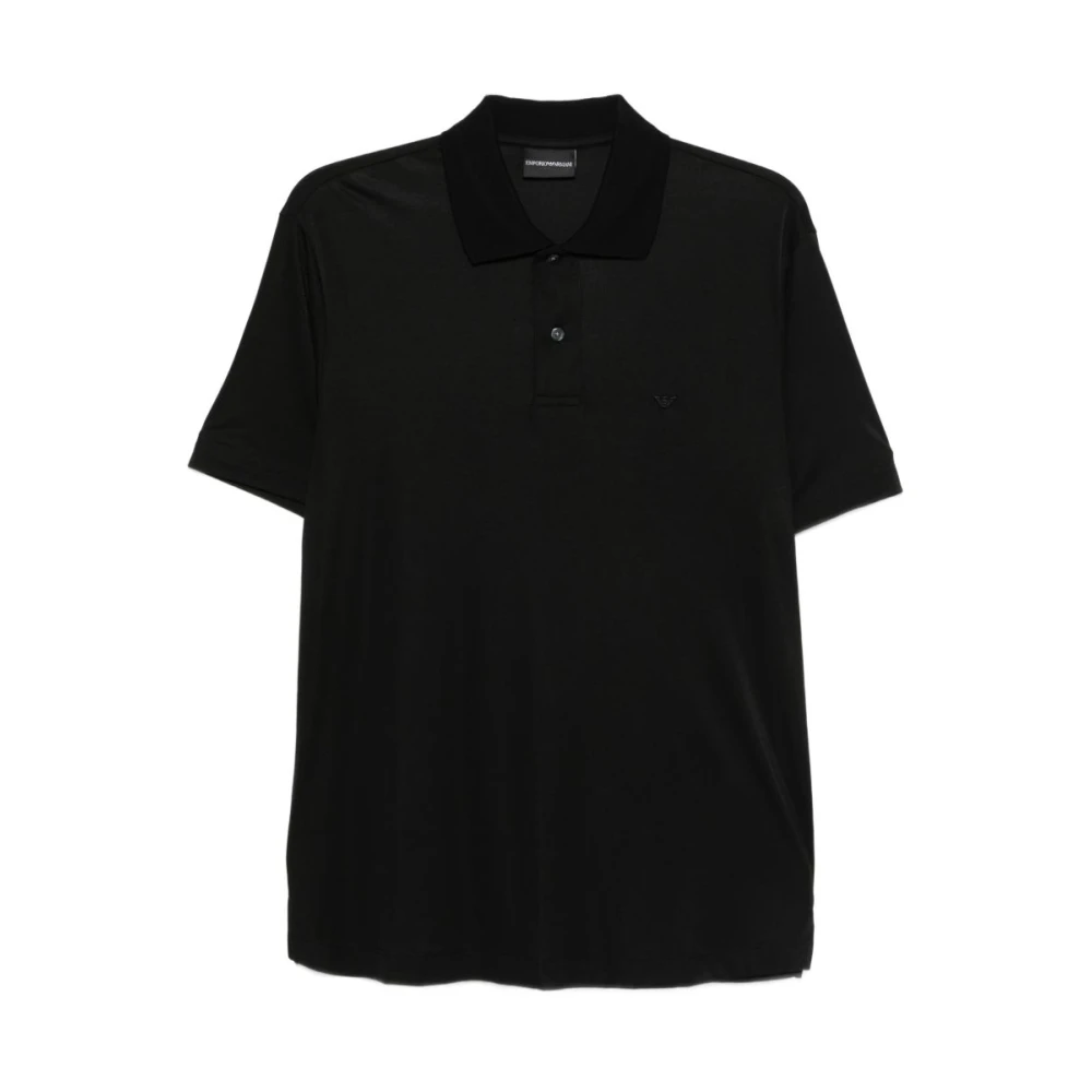 Emporio Armani Hombre Negro Camisetas, Talla: M