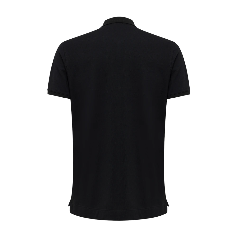 Fendi Zwarte Polo met korte mouwen Black Heren