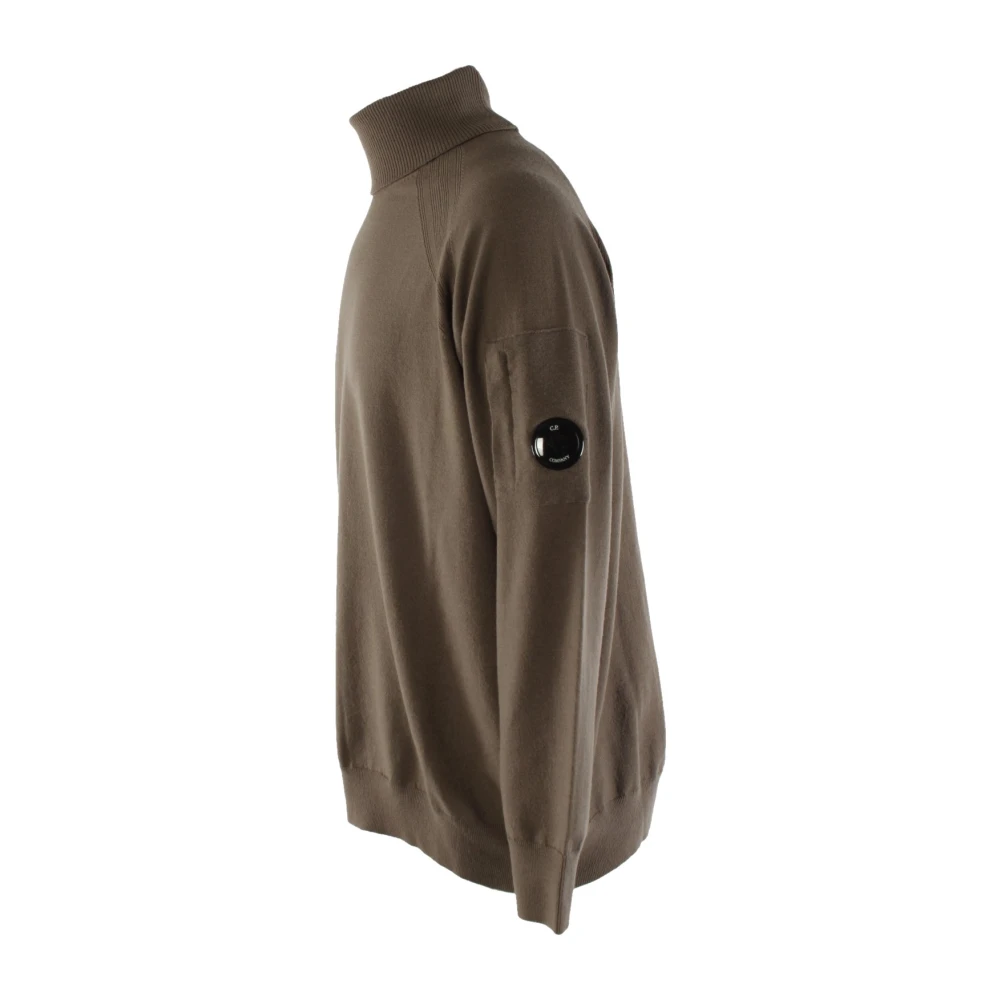 C.P. Company Bruine Wolmix Heren Trui Brown Heren