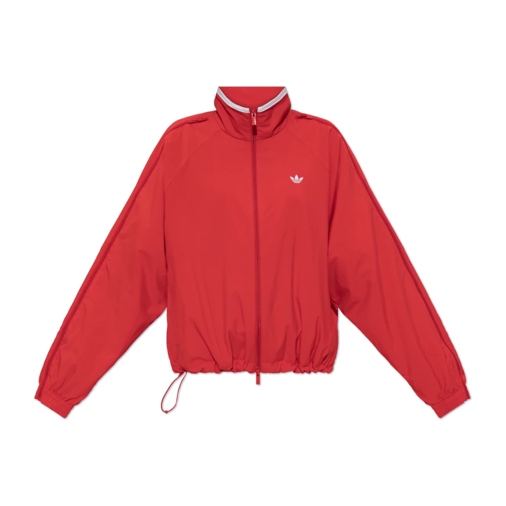 adidas Originals Lichtgewicht Jack met Logo Red Dames