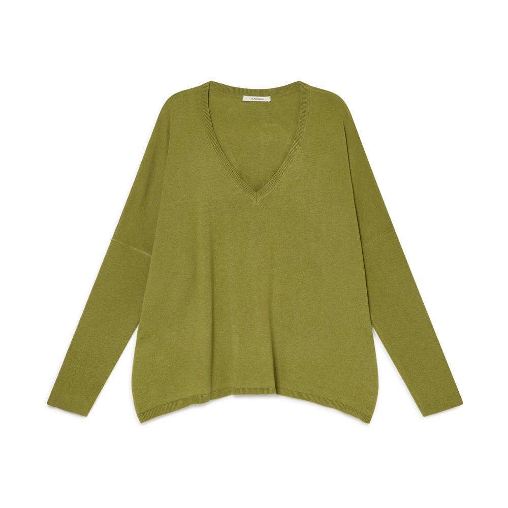 Maliparmi Zachte Touch Trui Green Dames
