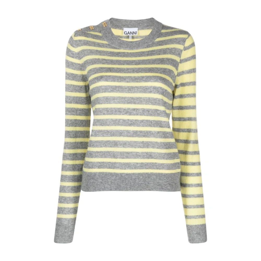 Ganni Stijlvolle Sweater Pullover Multicolor Dames