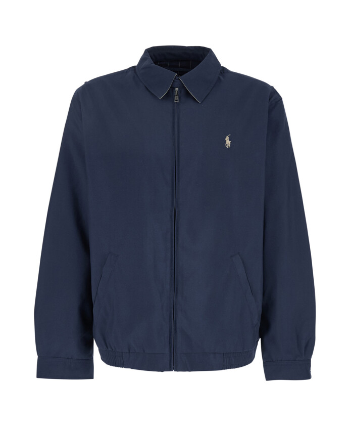 veste-coupe-vent-bleue-avec-col-classique