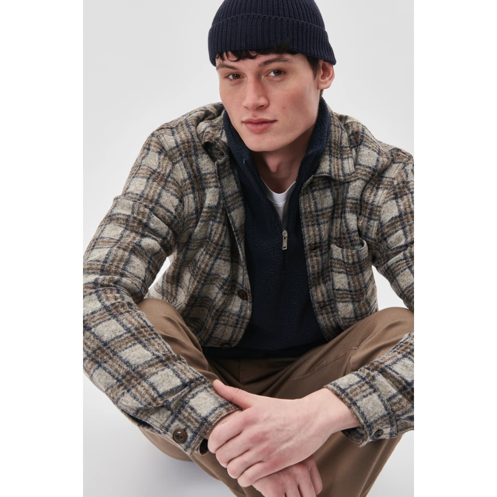 Matinique Stijlvolle Overshirt Beige Heren