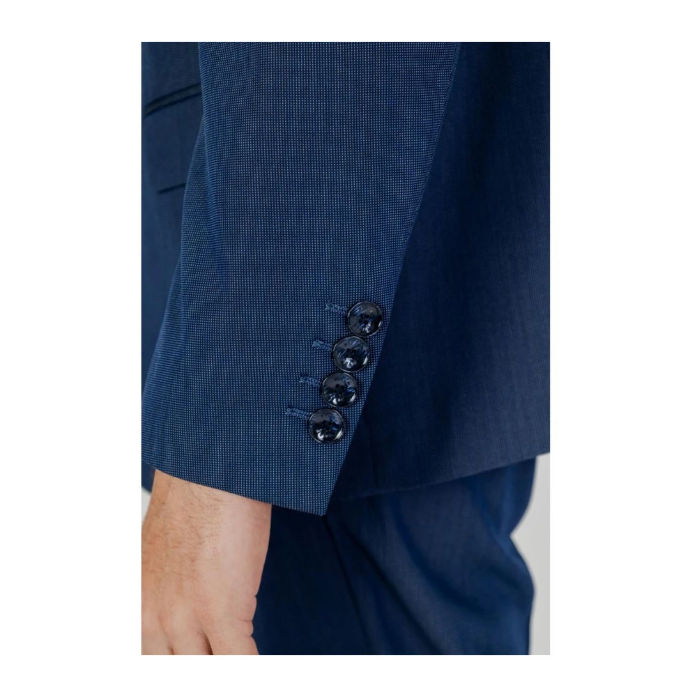 Antony Morato Lente Zomer Heren Pak Jas Polyester Mix Blue Heren
