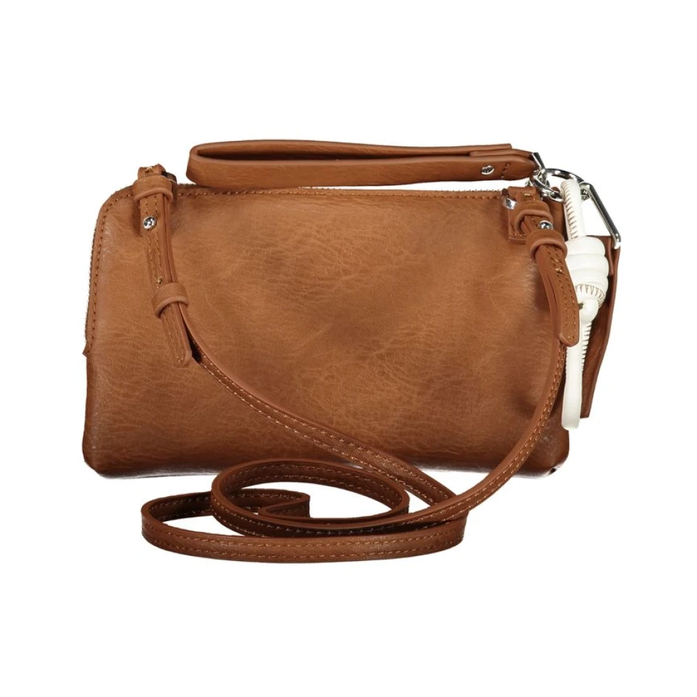 Desigual Bruine Schoudertas met Contrastdetails Brown Dames
