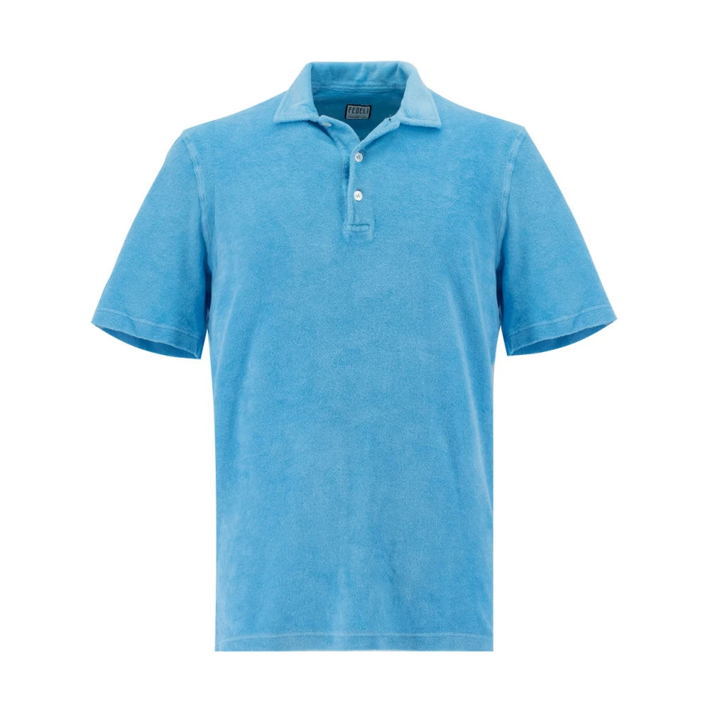 Fedeli T-Shirts Blue Heren