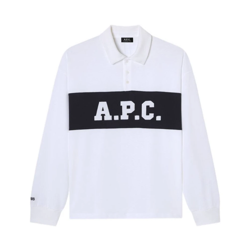 A.p.c. Uomo Bianco Top, Xl, New,