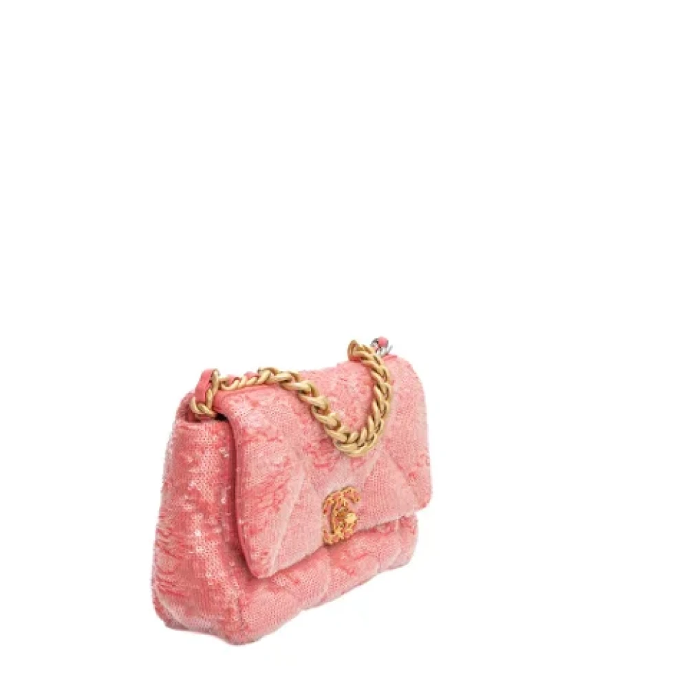 Chanel Vintage Pre-owned Fabric chanel-bags Pink Dames