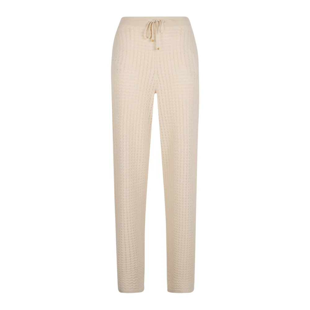Eleventy Vrouw Beige Broeken Dames, M, Wol, Slim-Fit Broek
