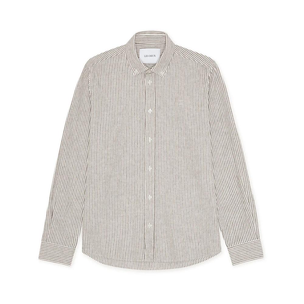 Les Deux Men's Multicolor Konrad Striped Shirt - Casual Shirts - L - Shirts