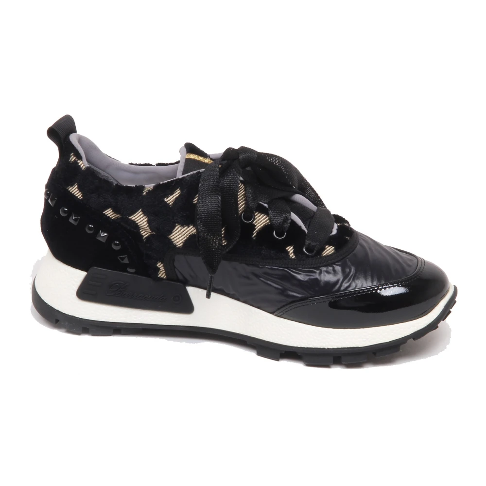 Barracuda Velvet Gouden Schoenen Model Bd0806B Dames Schoenen Zwart