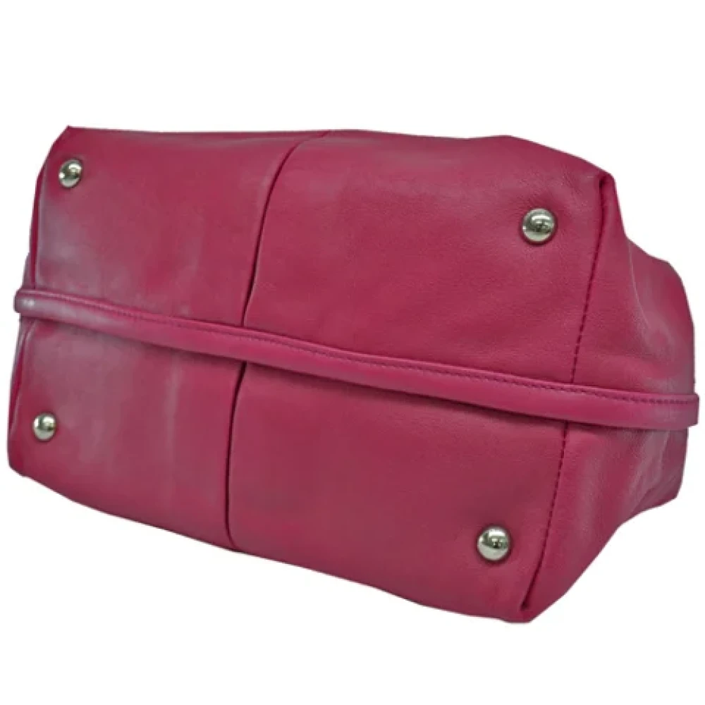 Salvatore Ferragamo Pre-owned Leather handbags Pink Dames
