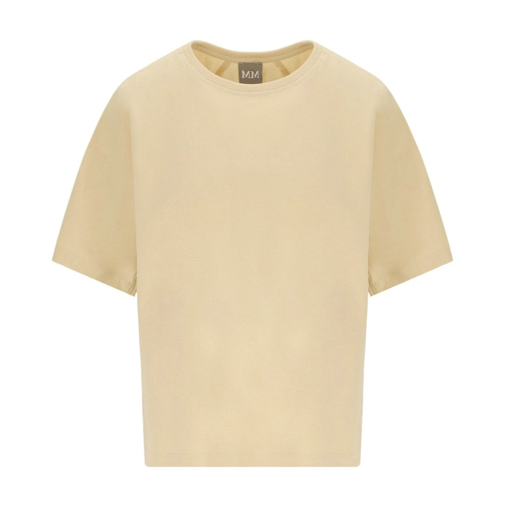 Max Mara Women's Beige Cellula Blouse - T-Shirts - M - Tops