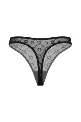 Moonogram Mesh Flock High-Cut Trosor