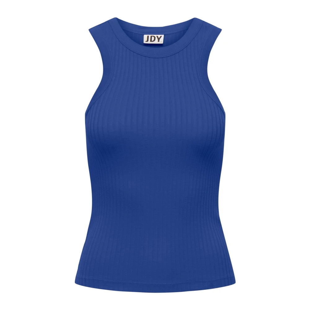 Jacqueline De Yong Women's Blue Sleeveless Tank Top For