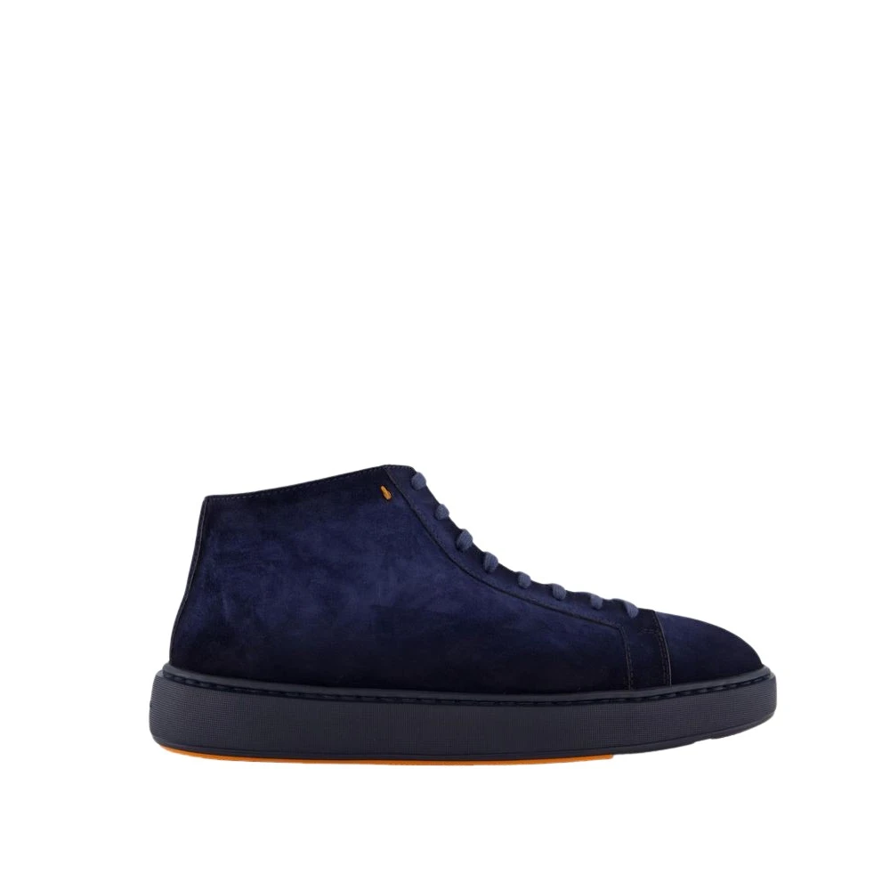Santoni Dump High Sneaker Heren Schoenen Blauw