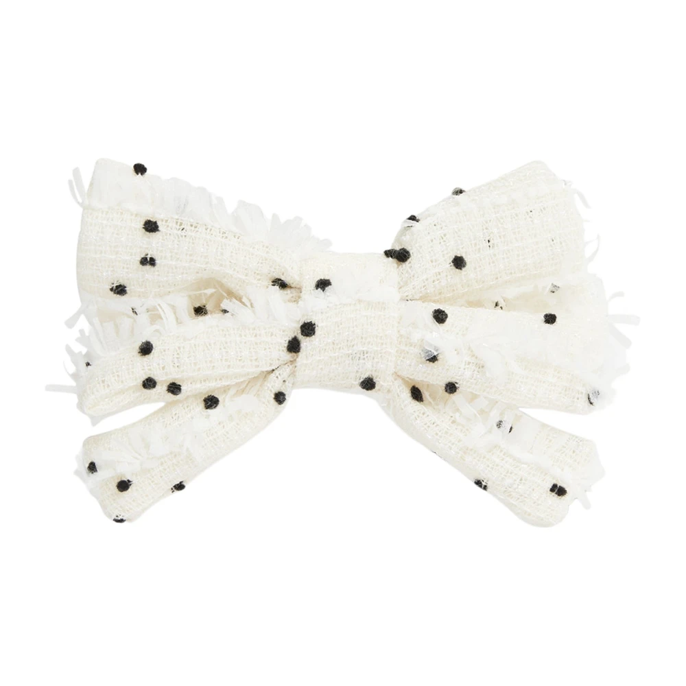 Nina Ricci Tweed Haarband MET Polka White Dames