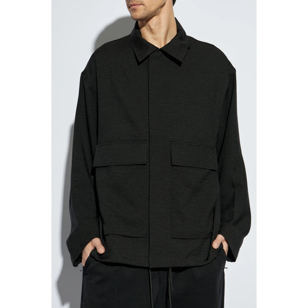 Y-3 Jas met logo Black Heren