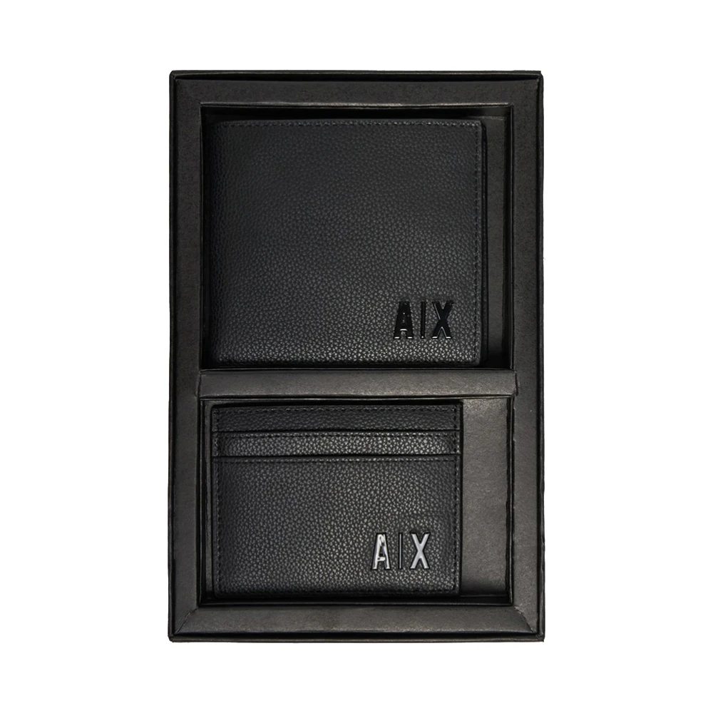 Armani Exchange Zwart Accessoires Set voor Mannen Black Heren