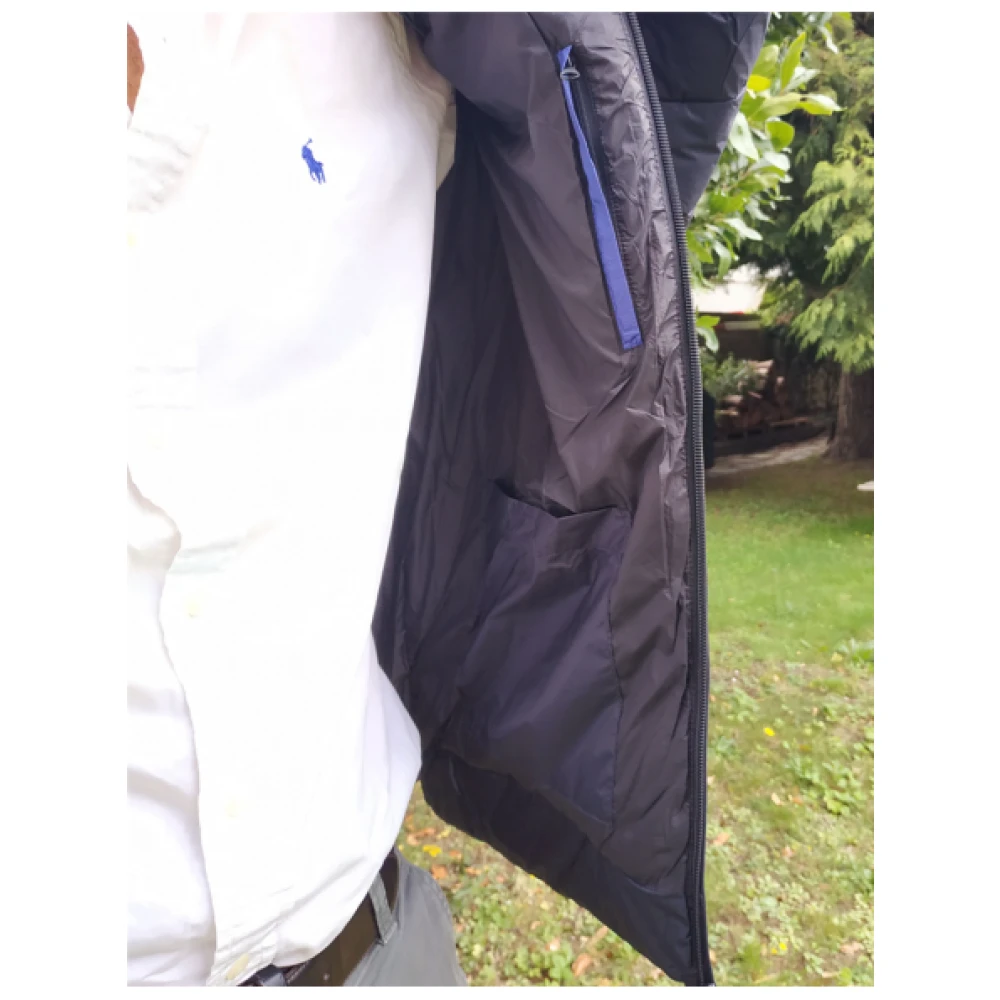 aeronautica militare Gewatteerde Hoodie Black Heren