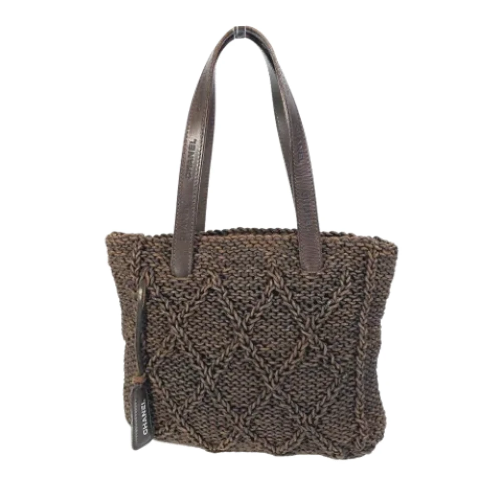 Chanel Vintage Pre-owned Leather chanel-bags Brown Dames