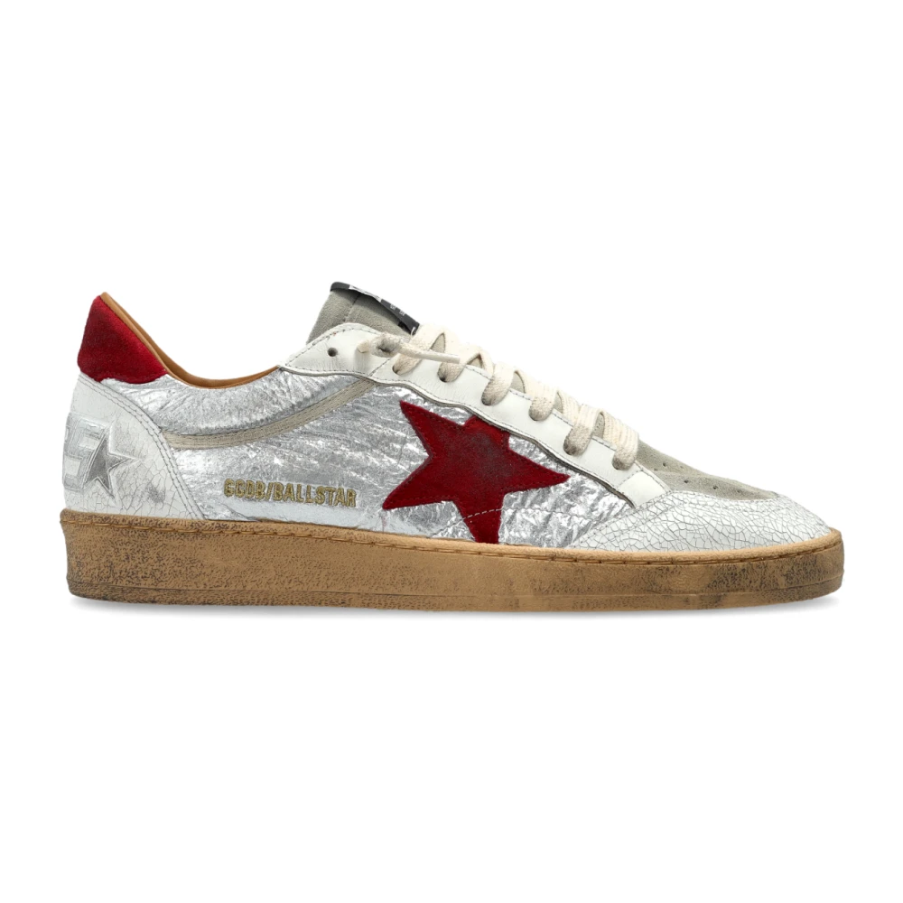 Golden Goose Men's Gray Sneakers, 11 Uk, Ball Star Trainers