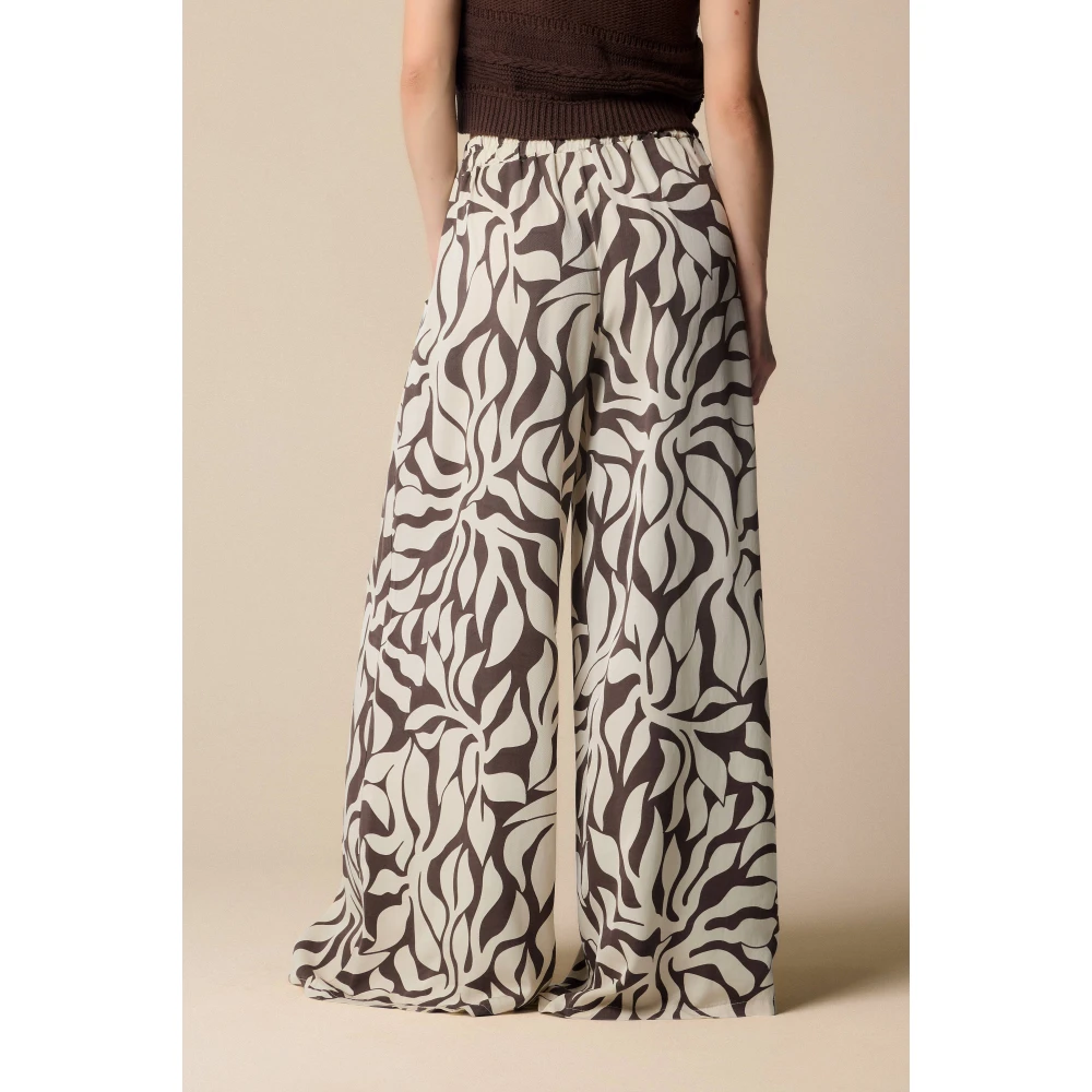 Kocca Wijde bedrukte palazzo broek Multicolor Dames