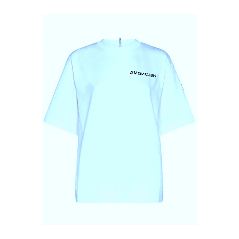 Moncler Men's Blue Classic T-Shirt For And Wo