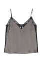 top-gris-en-satin-dentelle-sans-manches-col-en-v