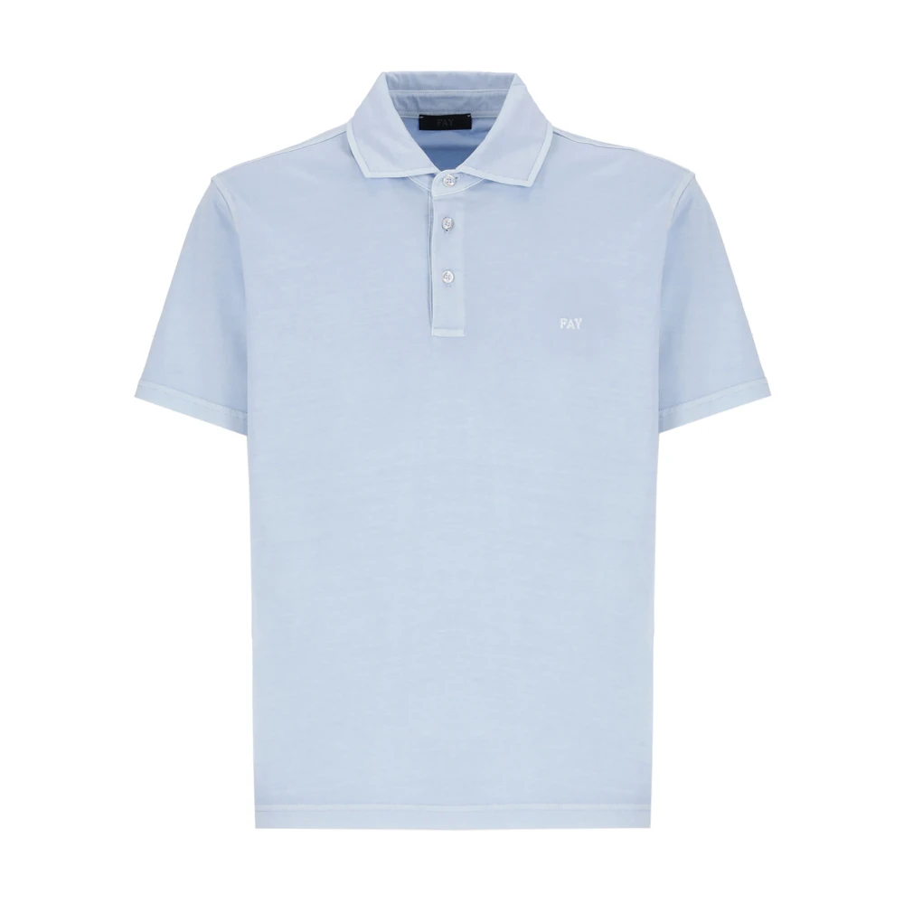 Fay - Tops > Polo Shirts - Blue - Fay - Modalova