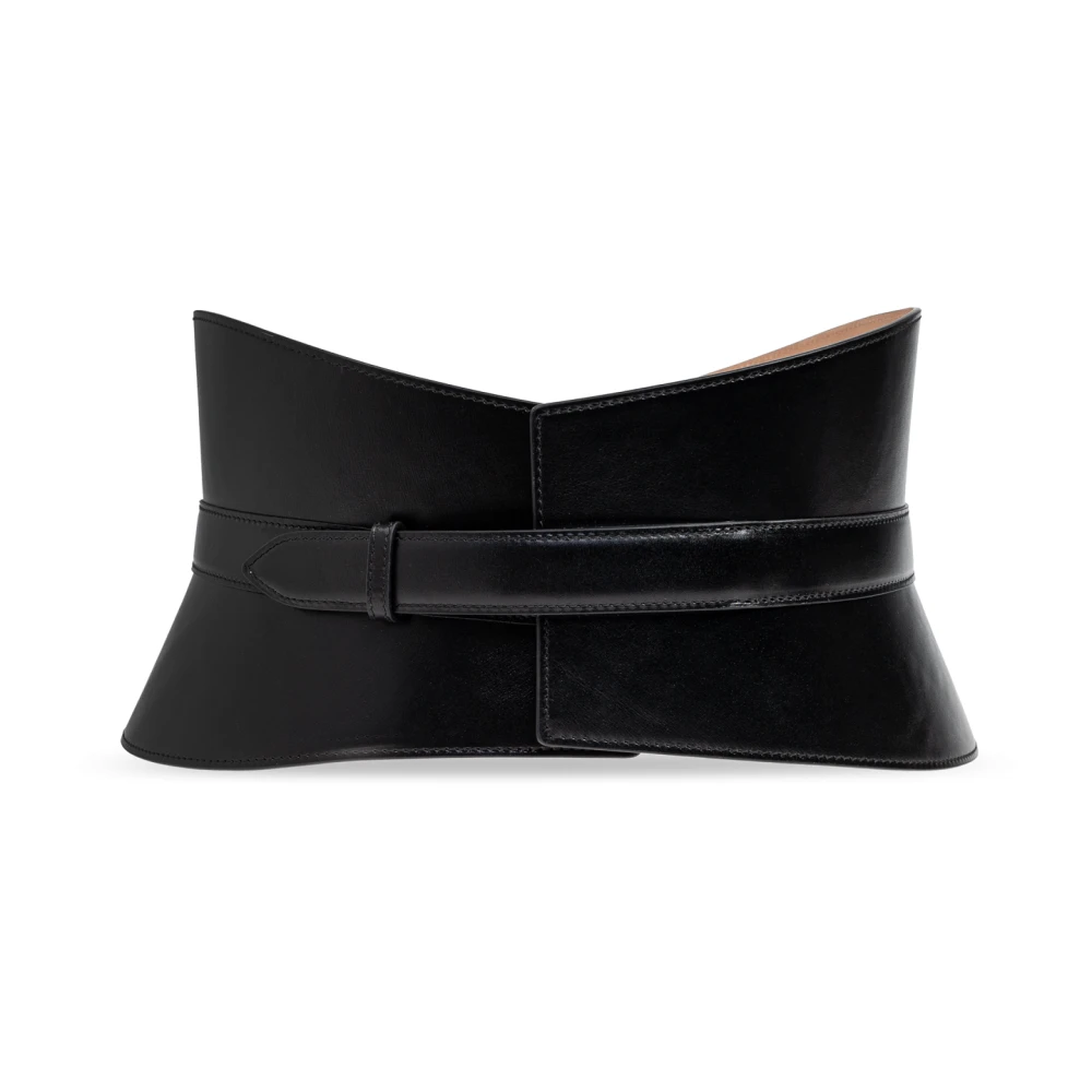 Alaïa Leren riem Black Dames