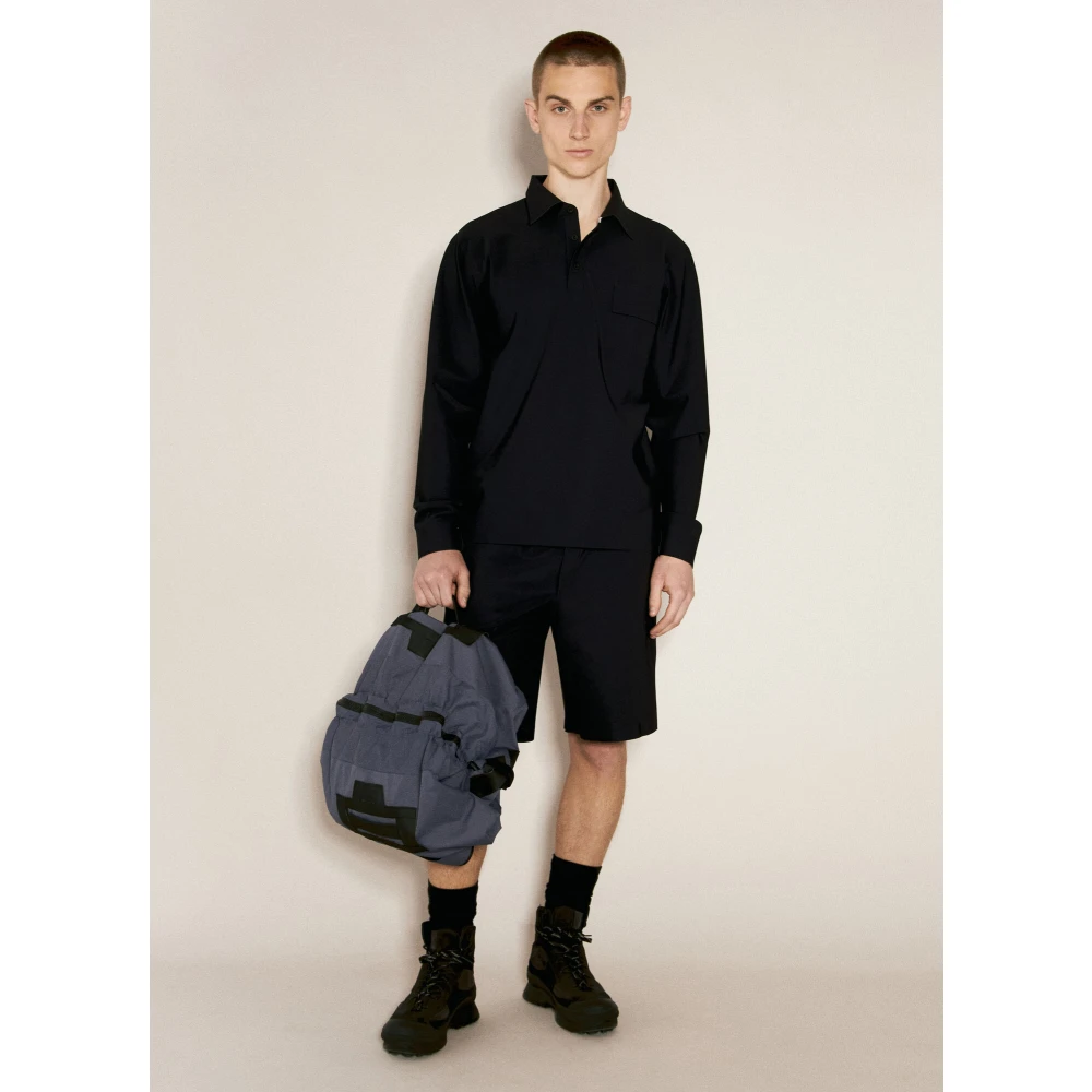 Gr10K Ultrasound Bonded Polo Shirt Black Heren