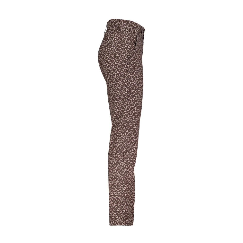 Red Button Diana Fancy Burgu Broek Brown Dames