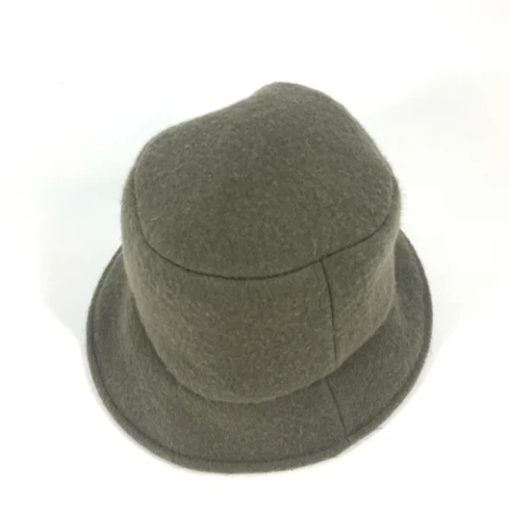 Fendi Vintage Pre-owned Wool hats Brown Unisex