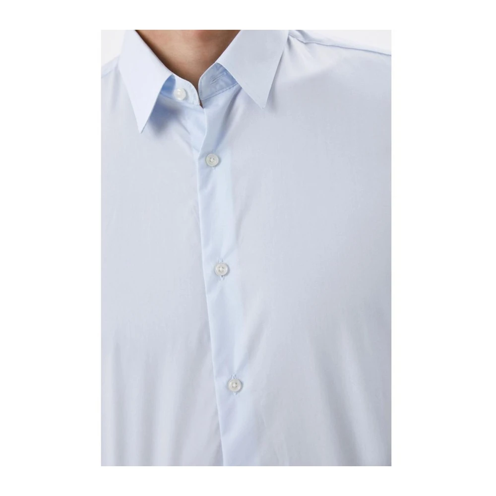 Antony Morato Katoenen Lange Mouw Shirt Blue Heren