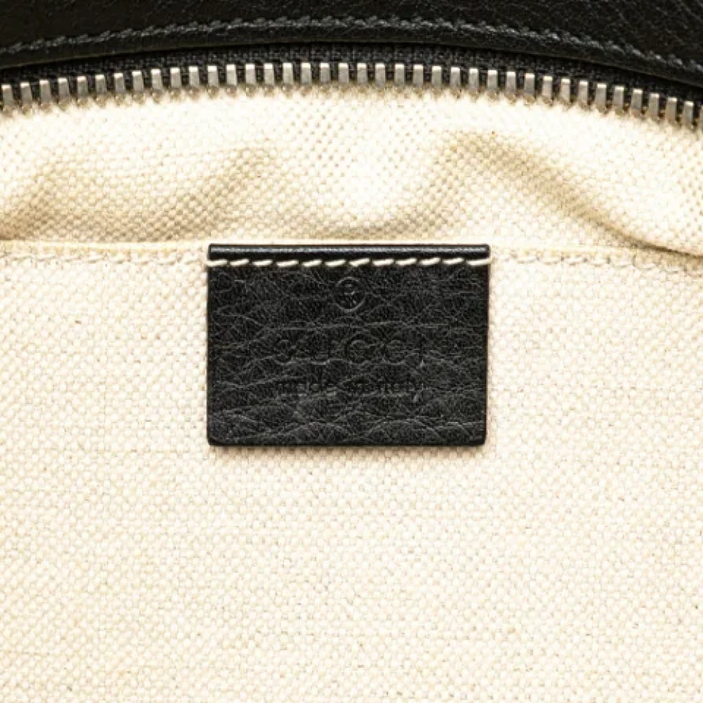 Gucci Vintage Pre-owned Leather crossbody-bags Black Dames